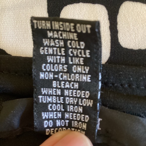 ALFANI Black and white tunic/mini dress size L - Picture 7 of 10